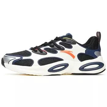 Anta Беговая серия амортизирующие низкие кроссовки мужские кроссовки черные белые 112025591-3 40.5