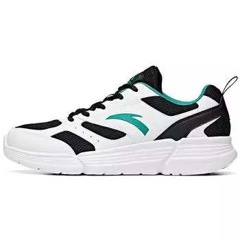 Anta Беговая серия легкие кроссовки с низким верхом мужские кроссовки черные белые 912025534R-4 39