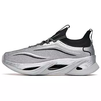 Anta Беговая серия Not Just Step Pro амортизирующие легкие прочные нескользящие низкие кроссовки мужские кроссовки серебристо-черные 112145596-4 40.5