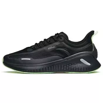 Anta Breaking Wind Sports Shock Absorbing Non-Slip Износостойкие Кроссовки с низким верхом для бега Мужские кроссовки Черные 912135510-6 44.5