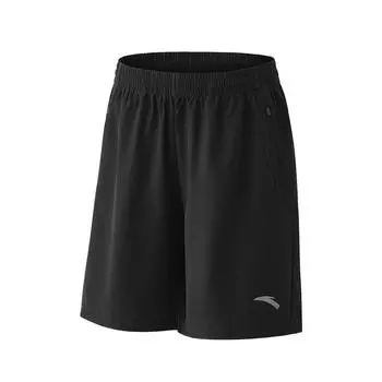 Anta Breathable Casual Comfortable Versatile Five-Point Beach Shorts Men shorts Black 1825332423-1 M