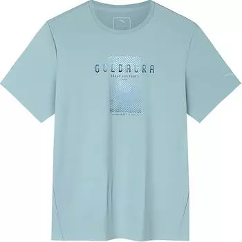 Anta Breathable Comfortable Knitted Short Sleeve T-Shirt With Letter Print Men Tops Cloud-Green 152437111-2 M