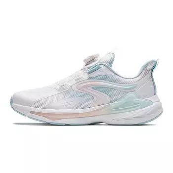 Anta Breathable Lightweight Low-Top Kids Running Shoes Kids sneaker White Pink Blue 322415508-1 33