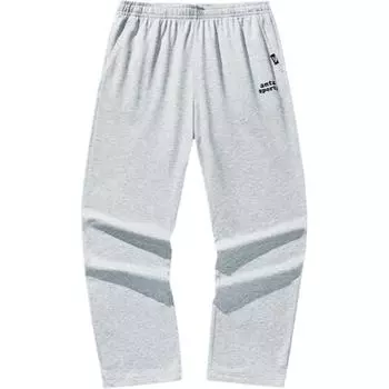 Anta Breathable Quick-Dry Comfortable Simple Versatile Straight-Leg Loose Mid-Waist Knitted Sports Pants Men bottoms 952528311-1 S