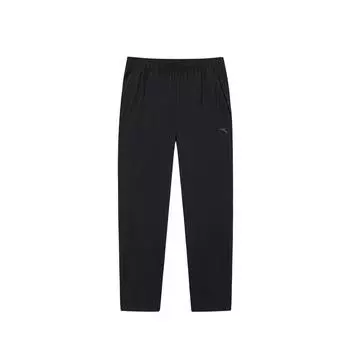 Anta Breathable Solid Color Lace-Up Mid-Rise Versatile Straight-Leg Sports Pants Men bottoms 152537314S-3 M