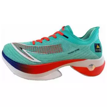 Anta C10 Pro Professional Racing Shock Absorption Wear-Resistant Low-Top Running Shoes Men sneaker Green Red White 112335595S-3 40.5