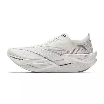 Anta C202 6.0 Pro Comfortable Simple Non-Slip Breathable Durable Low-Top Casual Running Shoes Women sneaker White Silver 122445571-3