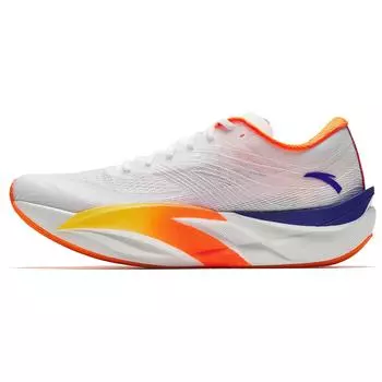 Anta C202 6.0 Sports Fashion Non-Slip Wear-Resistant Breathable Low-Top Casual Running Shoes Men sneaker White Blue Orange 112515575-3 40