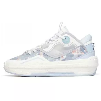 Anta C37 2.0 Ткань Синтетическая кожа Нескользящие Износостойкие Кроссовки для скейтбординга Женские Кроссовки Серо-Синие 922228082-5 35.5