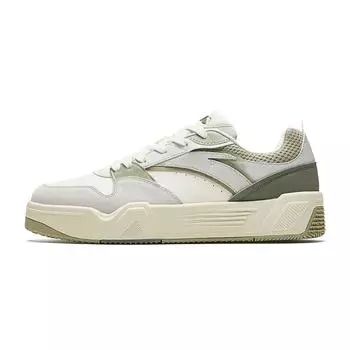 Anta C37 Series Comfortable Height Increasing Lightweight Low Top Sneakers Men Sneakers White Green 912438037-3 39