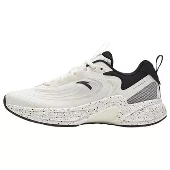 Anta C37+ Urban Running Slip Resistant Durable Low Top Running Shoes Women Sneakers Black White 922335537-4 35.5