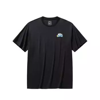 Anta Campus Knitted Comfortable Short Sleeve T-Shirt Unisex Tops 152531126-3 S