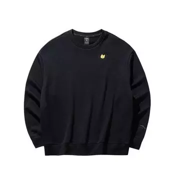 Anta Casual Comfortable Versatile Hoodie Women hoodies Black 962518714-4 XS