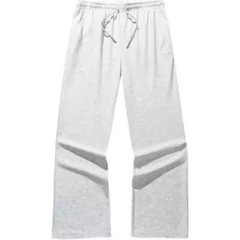 Anta Casual Comfortable Versatile Lace-Up Knitted Sports Pants Women bottoms Gray Gray-Floral 962518305-1 XL