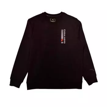 Anta Casual Fashion Versatile Pullover Sweatshirt Men sweatshirt Black 152447733N-3 S