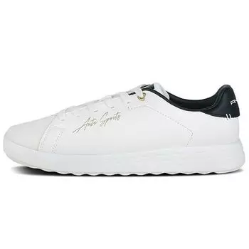 Anta Casual Leather Low-Top Sneakers Women Sneakers White 112018090R-3 39