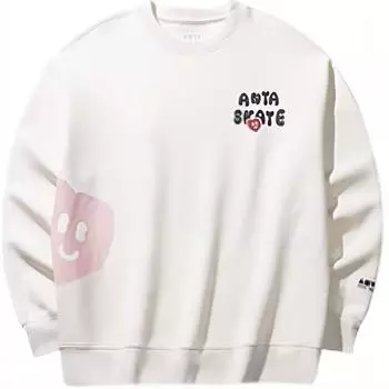 Anta Casual Loose Round Neck Sweatshirt Unisex tops Gray 172528703-3 S