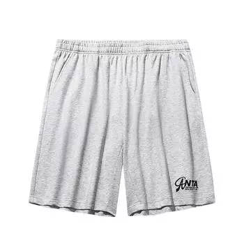 Anta Casual Loose Solid Color Letter Shorts Men shorts Gray 952528301-1 S