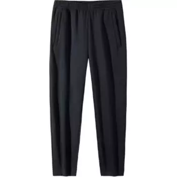 Anta Casual Simple Solid Color Fleece Straight Leg Knitted Sports Pants Men bottoms Black 152447315N-2 L