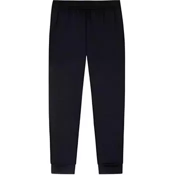 Anta Casual Simple Solid Color Straight Leg Elastic Knit Sports Pants Men bottoms Basic-Black 152447308-3 2XL