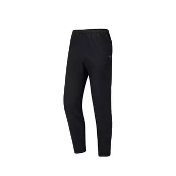 Anta Casual Simple Solid Color Straight Leg Elastic Knit Sports Pants Men bottoms Black 952515502-1 S