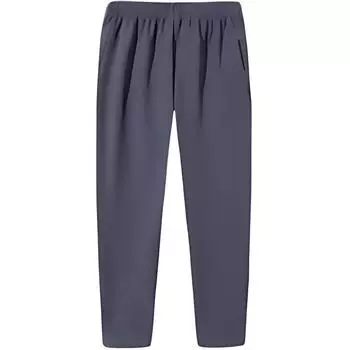 Anta Casual Simple Solid Color Straight Leg Elastic Knitted Sports Pants Men Bottoms Dark-Gray 952517503-1 S