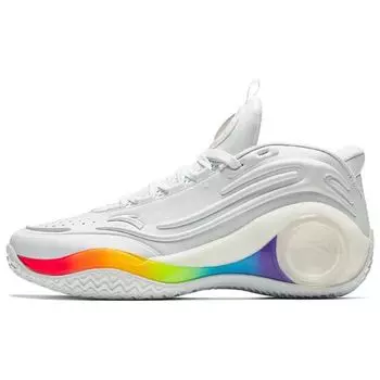 Anta Cement Bubble 4.0 Fsy White Outdoor Retro Non-Slip Wear-Resistant Mid-Top Basketball Shoes Men basketball shoes 912411604-5 42.5