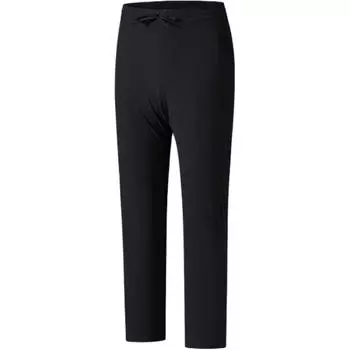 Anta Champion All-Weather Series Casual Simple Solid Color Straight Leg Knit Sports Pants Men Bottoms Basic-Black 152520303-1 2XL