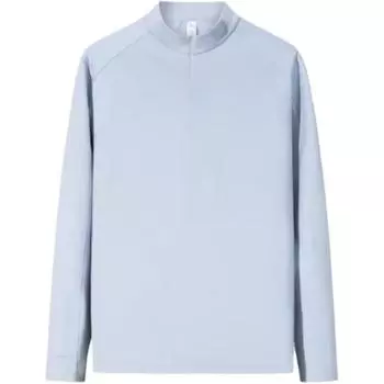 Anta Champion All-Weather Series Comfortable Casual Simple Solid Color Long Sleeve Knit Sweater Men tops Frost-Tower-Gray 152510410-2 M