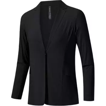 Anta Champion All-Weather Series Comfortable Casual Simple Solid Color Breathable Thin Suit Women suits Black 162520619-2 L