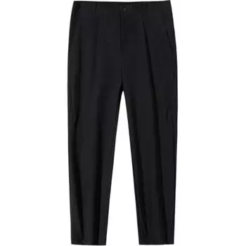 Anta Champion All-Weather Series Comfortable Casual Simple Straight-Leg Solid Color Versatile Knitted Sports Pants Men bottoms Basic-Black 152520518-1 M