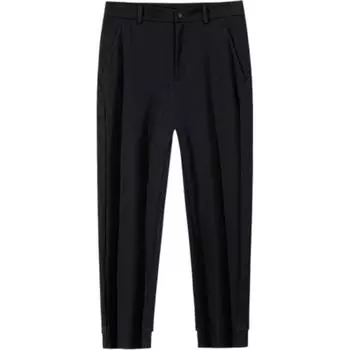 Anta Champion All-Weather Series Comfortable Casual Simple Fleece Cuffed Knitted Sports Pants Men pants Basic-Black 152510303-3 M