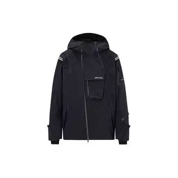 Anta Champion All-Weather Series Letter Водоотталкивающая пуховая куртка мужская куртка Basic-черная 152340617-2 XL