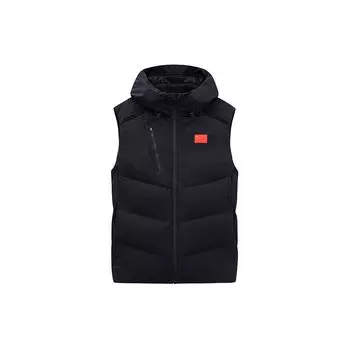 Anta Champion All-Weather Series национальный флаг логотип тканый жилет мужской жилет черный 152340906-3 M