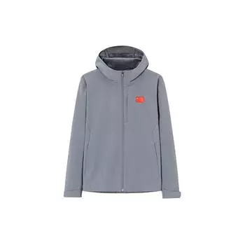 Anta Champion All-Weather Series однотонная флисовая тканая куртка на молнии с капюшоном мужские куртки облачно-серые 152410602-5 M