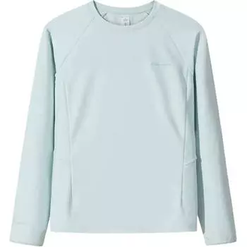 Anta Champion All-Weather Series однотонная круглая горловина удобная дышащая универсальная флисовая футболка с длинным рукавом женские футболки 162440401-2 M