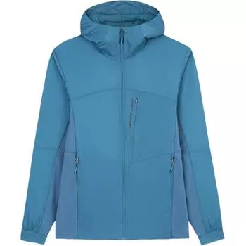 Anta Champion All-Weather Series однотонная куртка на молнии с капюшоном удобная дышащая универсальная хлопковая мужская куртка синяя 152440802-2 M