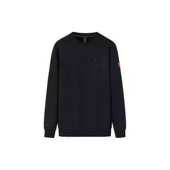 Anta Champion All-Weather Series однотонный свитер с круглым вырезом, мужская толстовка, черный цвет 152340706-6 3XL
