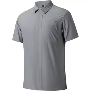 Anta Champion All-Weather Series Quick-Dry Polo Shirt Men Shirts Monet-Gray 152520110-1 M