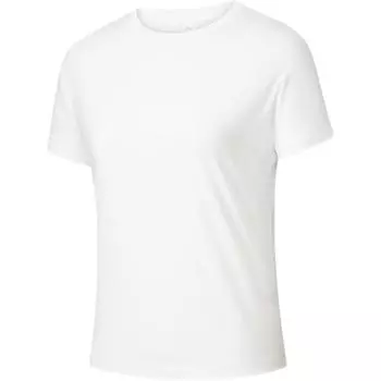 Anta Champion All-Weather Series Solid Color Versatile Simple Short Sleeve Regular T-Shirt Women Tops Paper-White 162520102-2 M