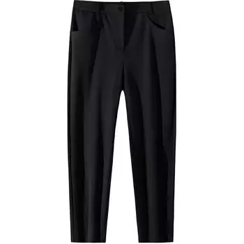 Anta Champion All-Weather Series Solid Color Mid-Rise Breathable Versatile Fleece Thick Warm Casual Pants Women pants 162440510-2 S