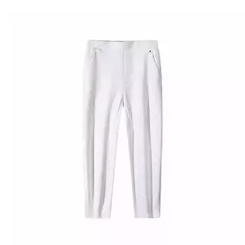 Anta Champion All-Weather Series Solid Color Mid-Waist Comfortable Breathable Versatile Straight-Leg Sports Pants Women pants Paper-White 162510304-1 M
