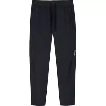 Anta Champion All-Weather Series Solid Color Mid-Rise Drawstring Breathable Straight Leg Casual Pants Men bottoms Basic-Black 152430302-1 M