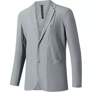Anta Champion All-Weather Series Solid Color Single-Breasted Comfortable Breathable Versatile Casual Suit Men suits Monet-Gray 152520607-2 L