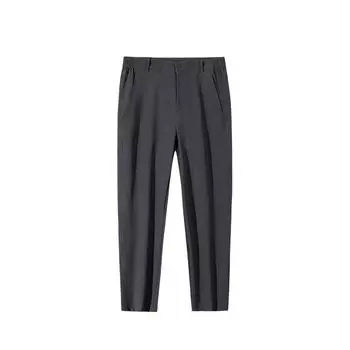 Anta Champion All-Weather Series Solid Color Comfortable Mid-Rise Breathable Versatile Straight-Leg Casual Pants Men bottoms 152510507-4 M