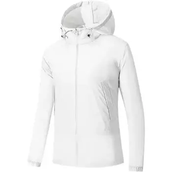 Anta Champion All-Weather Series Solid Color Zipper Hooded Versatile Casual Jacket Women jackets 162530617-1 L