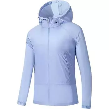 Anta Champion All-Weather Series Solid Color Zipper Hooded Casual Versatile Jacket Women jackets 162530617-3 M