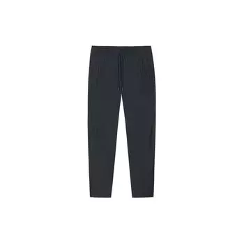 Anta Champion All-Weather Series Solid Color Mid-Waist Drawstring Straight Leg Casual Pants Men bottoms Black 152420302-1 S