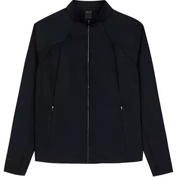 Anta Champion All-Weather Series Solid Color Zipper Stand Collar Comfortable Breathable Casual Jacket Women Jacket Basic-Black 162430703-2 M