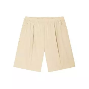 Anta Champion All-Weather Series однотонные свободные прямые повседневные шорты со средней посадкой цвета хаки для мужчин 152420506-1 M